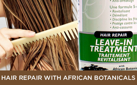 hair repair products with african botanicals