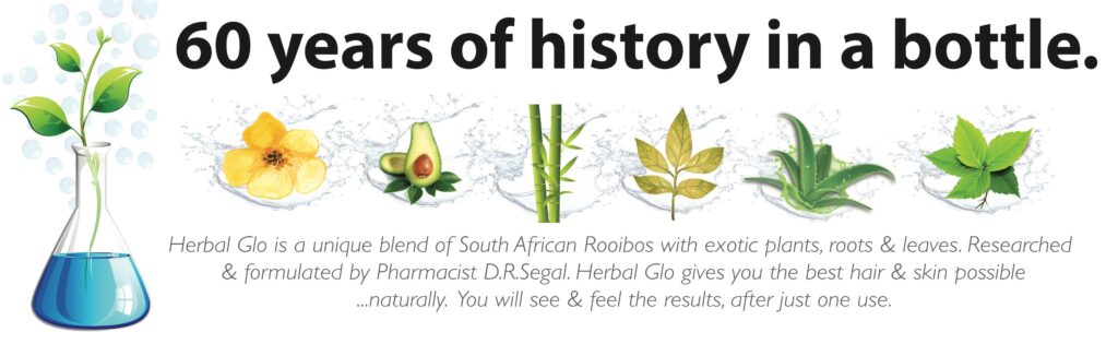 herbal glo history banner