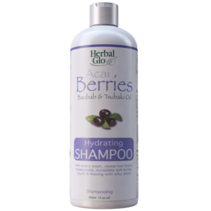 bottle of acai berry hydrating shampoo