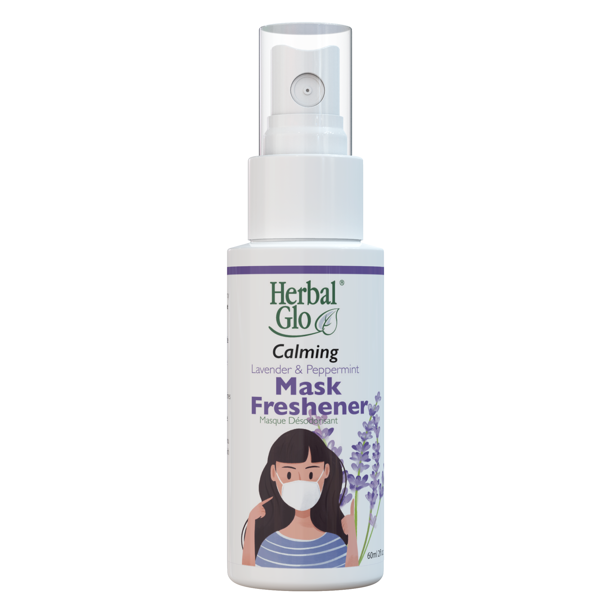 Calming Mask Freshener Spray - 60 ML - Herbal Glo