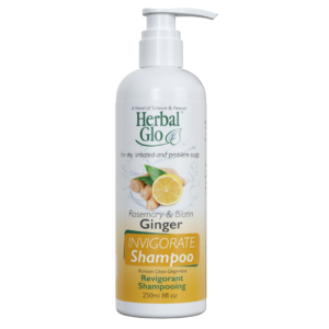 bottle of ginger shampoo
