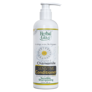 bottle of chamomile conditioner