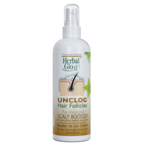 250ml bottle of unclog hair follicle spray